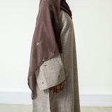Motifé Closed Abaya - Grey