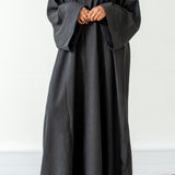 Layal Abaya Dress - Black