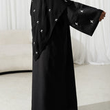 Motifé Closed Abaya - Classic Black
