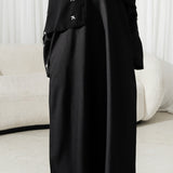 Motifé Closed Abaya - Classic Black