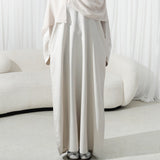 Motifé Closed Abaya - Ivory