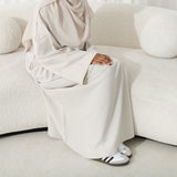Motifé Closed Abaya - Ivory