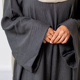 Layal Abaya Dress - Black